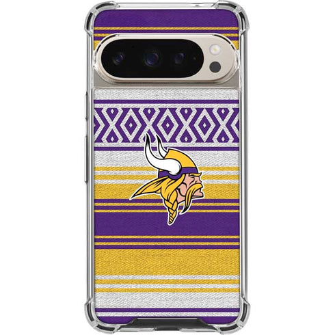 NFL Minnesota Vikings Trailblazer Pixel 9/9 Pro Clear Case